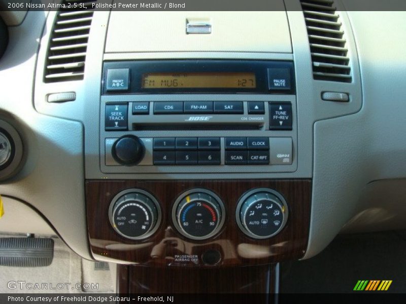 Polished Pewter Metallic / Blond 2006 Nissan Altima 2.5 SL