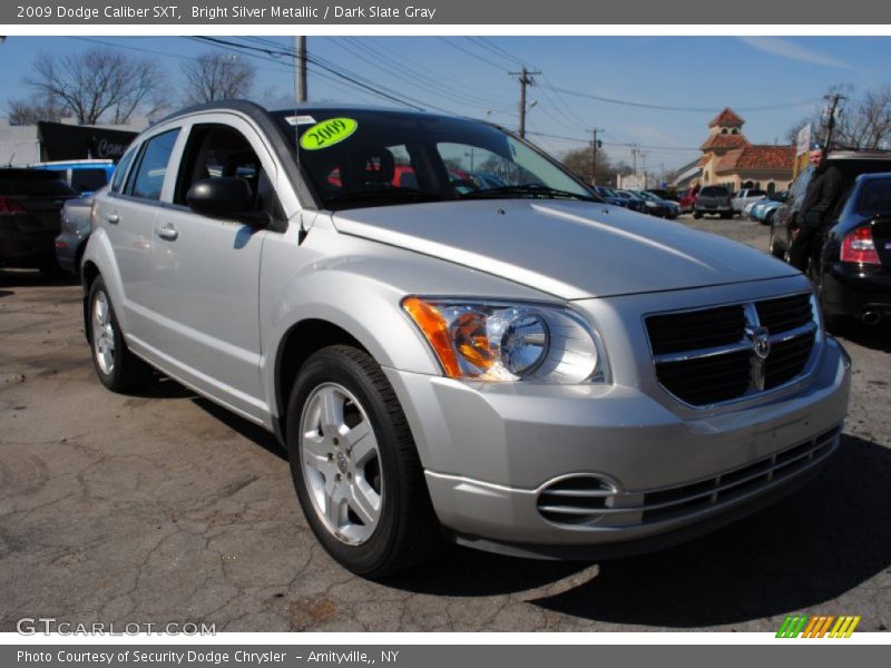 Bright Silver Metallic / Dark Slate Gray 2009 Dodge Caliber SXT