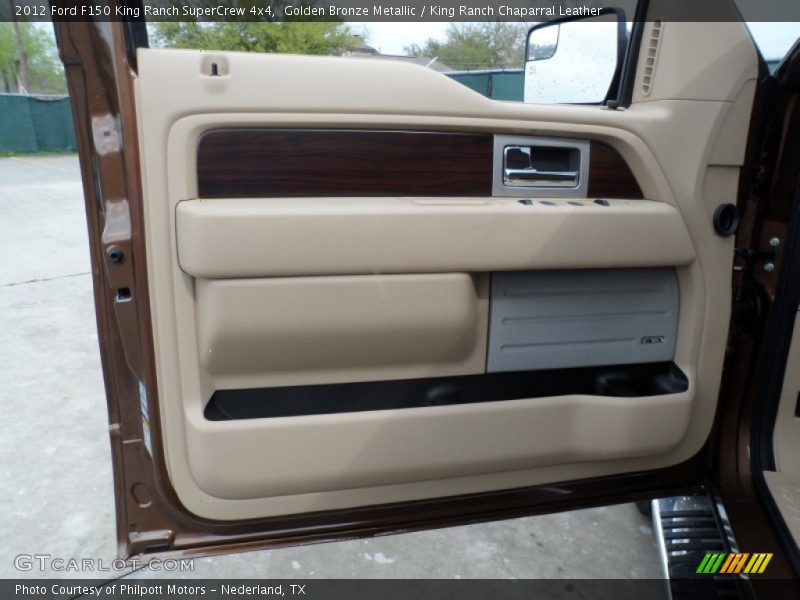 Golden Bronze Metallic / King Ranch Chaparral Leather 2012 Ford F150 King Ranch SuperCrew 4x4