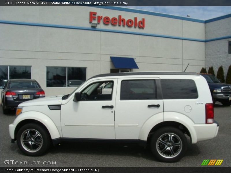 Stone White / Dark Slate Gray/Light Slate Gray 2010 Dodge Nitro SE 4x4