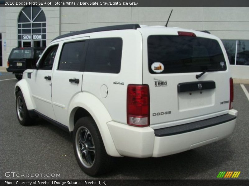 Stone White / Dark Slate Gray/Light Slate Gray 2010 Dodge Nitro SE 4x4
