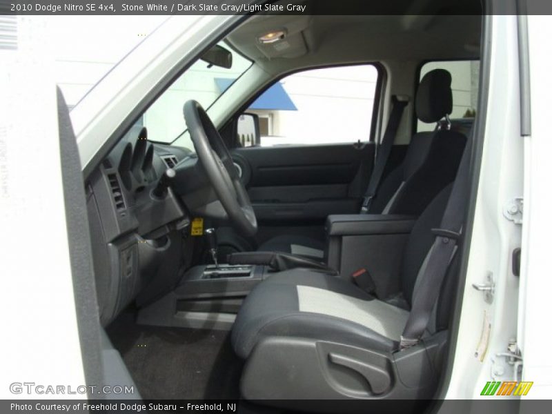 Stone White / Dark Slate Gray/Light Slate Gray 2010 Dodge Nitro SE 4x4