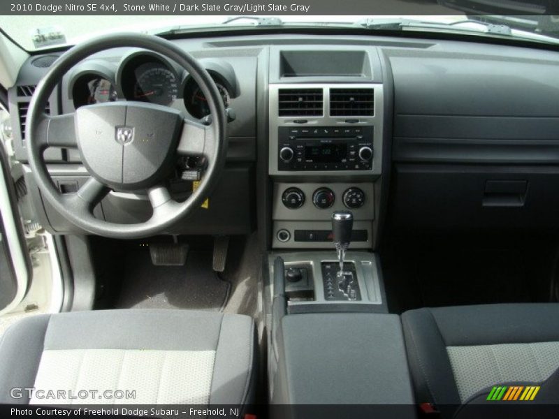 Stone White / Dark Slate Gray/Light Slate Gray 2010 Dodge Nitro SE 4x4