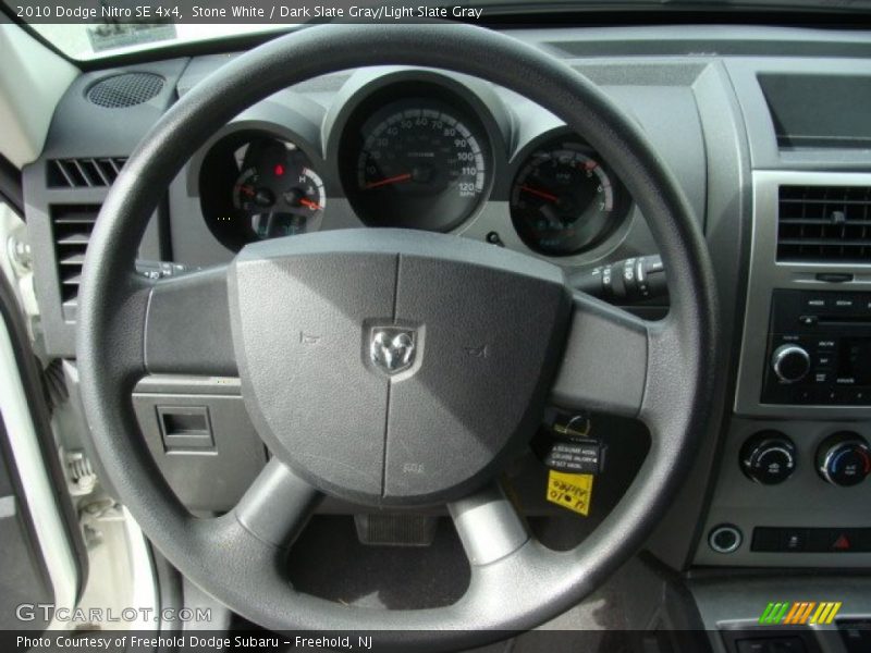 Stone White / Dark Slate Gray/Light Slate Gray 2010 Dodge Nitro SE 4x4