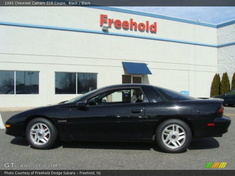 Black / Black 1993 Chevrolet Camaro Z28 Coupe