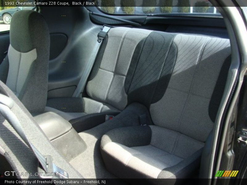 Rear Seat of 1993 Camaro Z28 Coupe