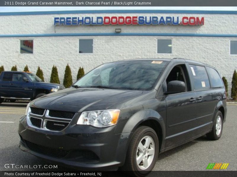 Dark Charcoal Pearl / Black/Light Graystone 2011 Dodge Grand Caravan Mainstreet