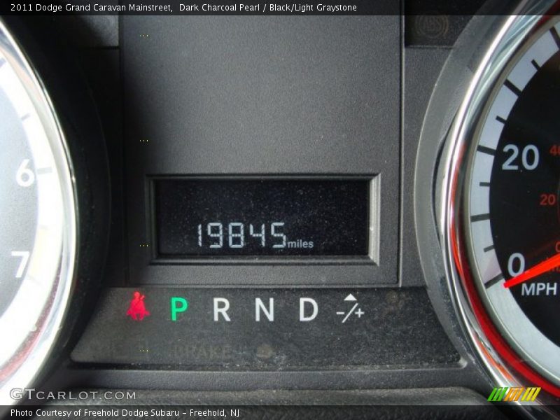 Dark Charcoal Pearl / Black/Light Graystone 2011 Dodge Grand Caravan Mainstreet