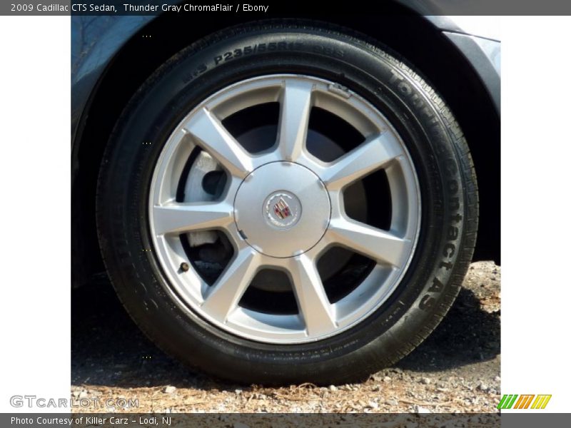 Thunder Gray ChromaFlair / Ebony 2009 Cadillac CTS Sedan