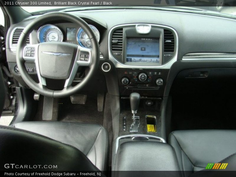 Brilliant Black Crystal Pearl / Black 2011 Chrysler 300 Limited