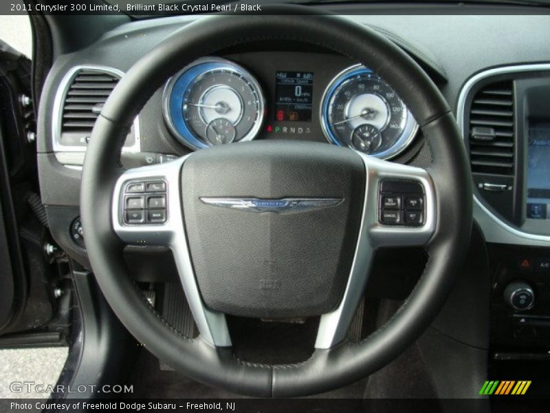 Brilliant Black Crystal Pearl / Black 2011 Chrysler 300 Limited