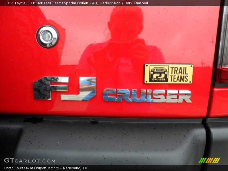 Radiant Red / Dark Charcoal 2012 Toyota FJ Cruiser Trail Teams Special Edition 4WD