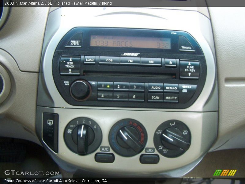 Polished Pewter Metallic / Blond 2003 Nissan Altima 2.5 SL
