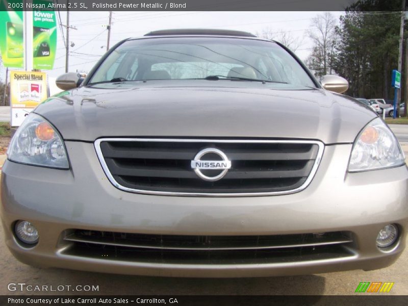 Polished Pewter Metallic / Blond 2003 Nissan Altima 2.5 SL