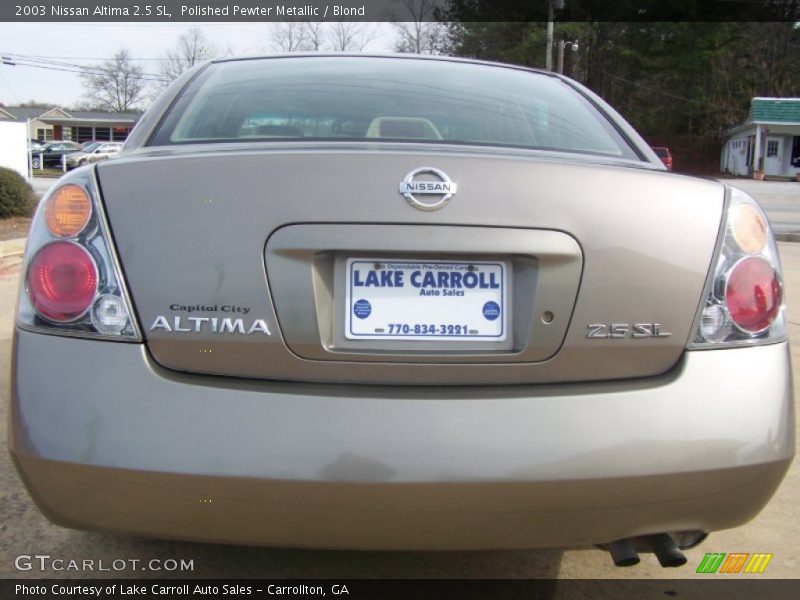 Polished Pewter Metallic / Blond 2003 Nissan Altima 2.5 SL