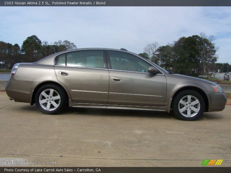Polished Pewter Metallic / Blond 2003 Nissan Altima 2.5 SL