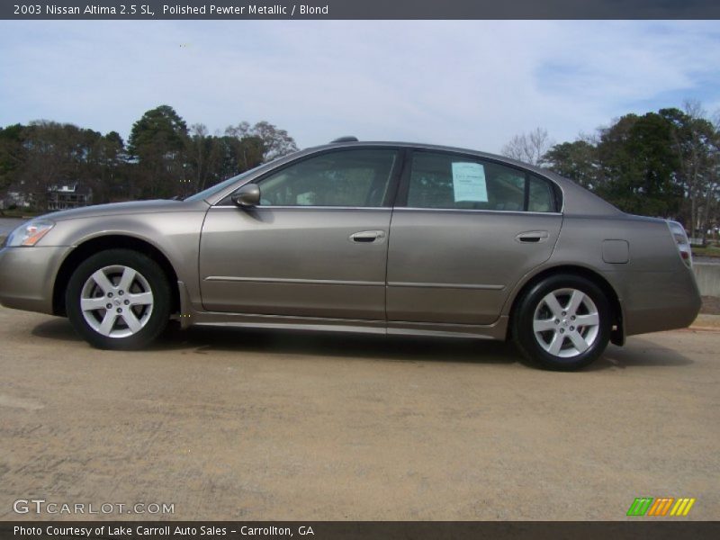 Polished Pewter Metallic / Blond 2003 Nissan Altima 2.5 SL