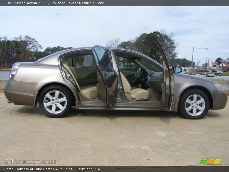Polished Pewter Metallic / Blond 2003 Nissan Altima 2.5 SL