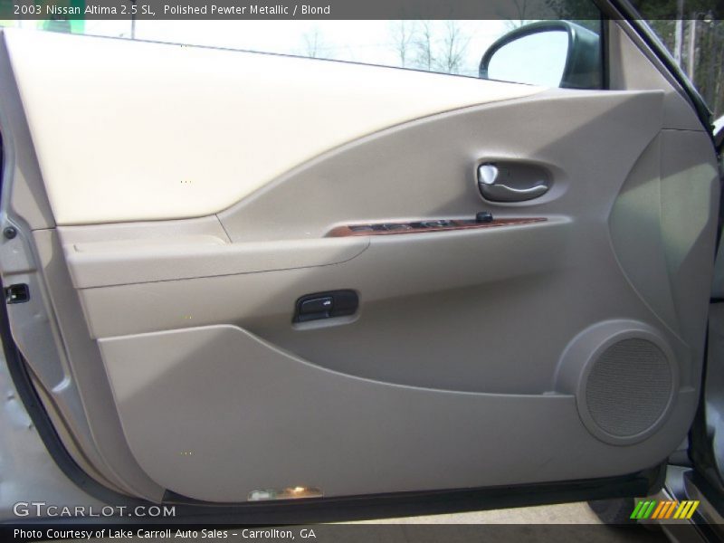 Polished Pewter Metallic / Blond 2003 Nissan Altima 2.5 SL
