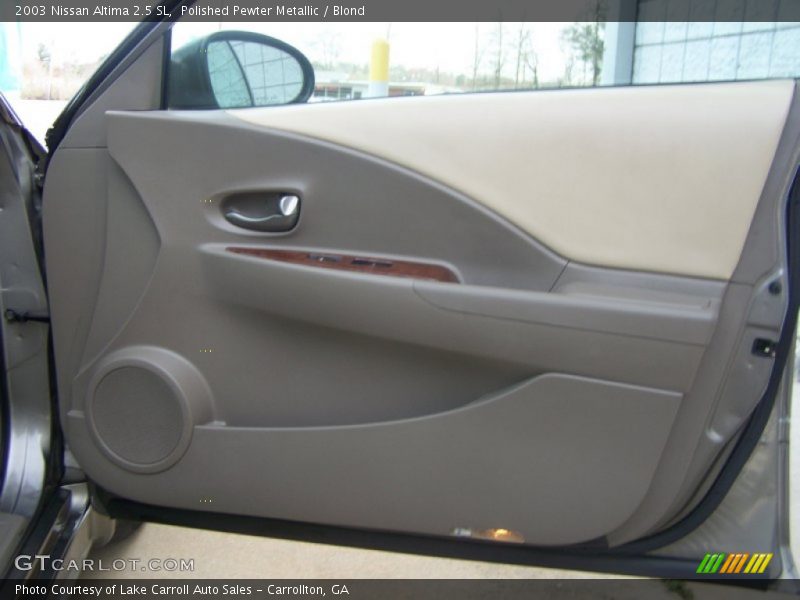Polished Pewter Metallic / Blond 2003 Nissan Altima 2.5 SL