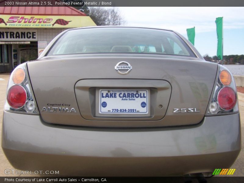 Polished Pewter Metallic / Blond 2003 Nissan Altima 2.5 SL