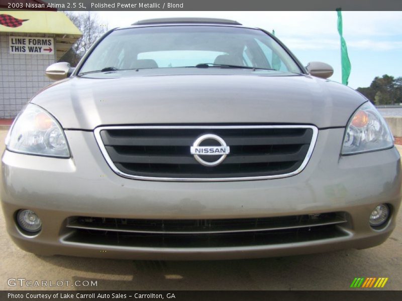 Polished Pewter Metallic / Blond 2003 Nissan Altima 2.5 SL