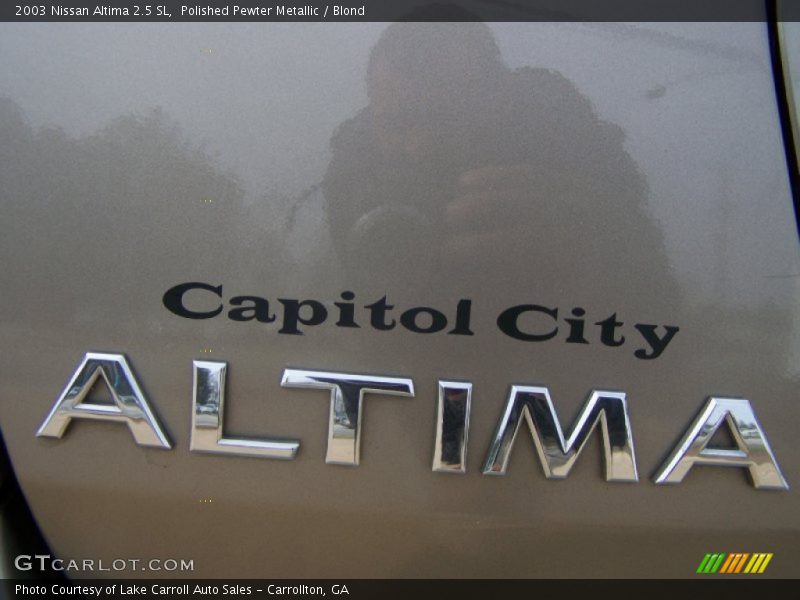 Polished Pewter Metallic / Blond 2003 Nissan Altima 2.5 SL