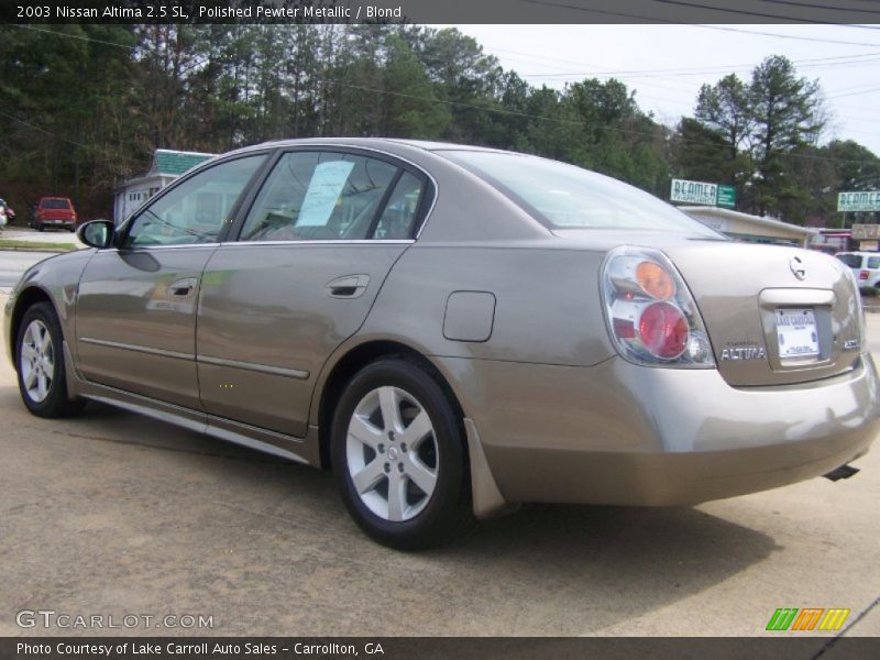 Polished Pewter Metallic / Blond 2003 Nissan Altima 2.5 SL
