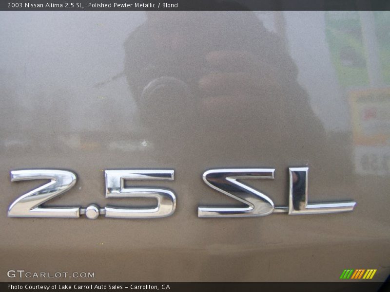 Polished Pewter Metallic / Blond 2003 Nissan Altima 2.5 SL