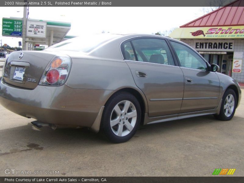 Polished Pewter Metallic / Blond 2003 Nissan Altima 2.5 SL