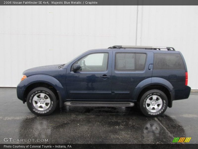 Majestic Blue Metallic / Graphite 2006 Nissan Pathfinder SE 4x4