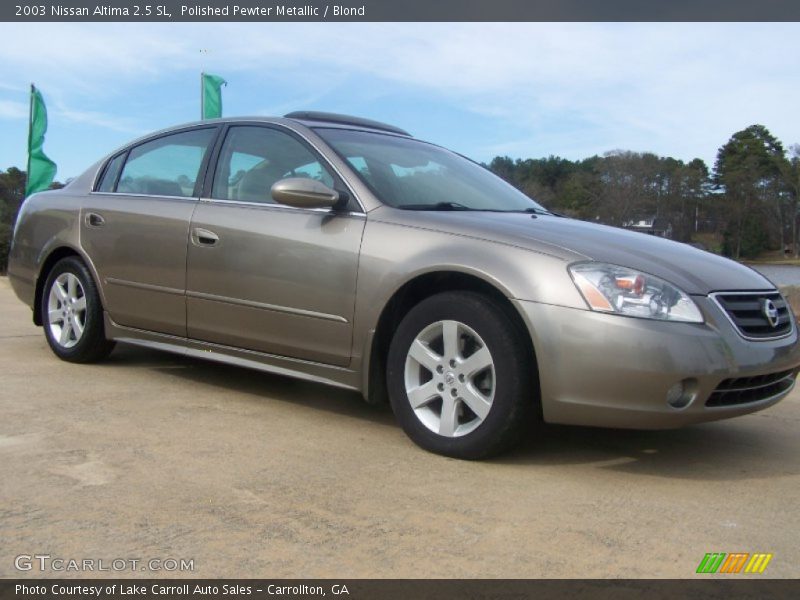 Polished Pewter Metallic / Blond 2003 Nissan Altima 2.5 SL