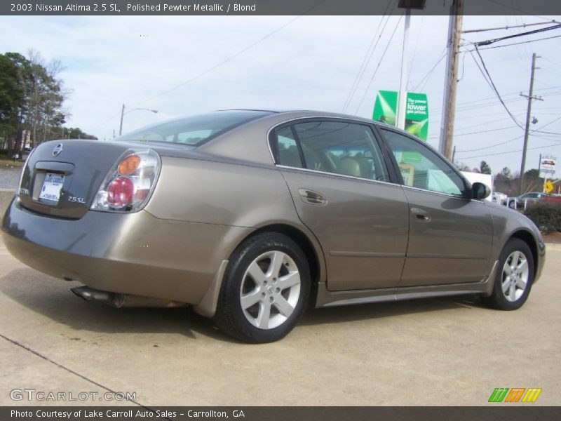 Polished Pewter Metallic / Blond 2003 Nissan Altima 2.5 SL