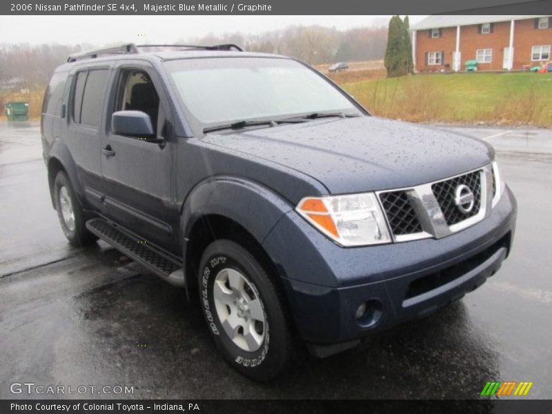 Majestic Blue Metallic / Graphite 2006 Nissan Pathfinder SE 4x4