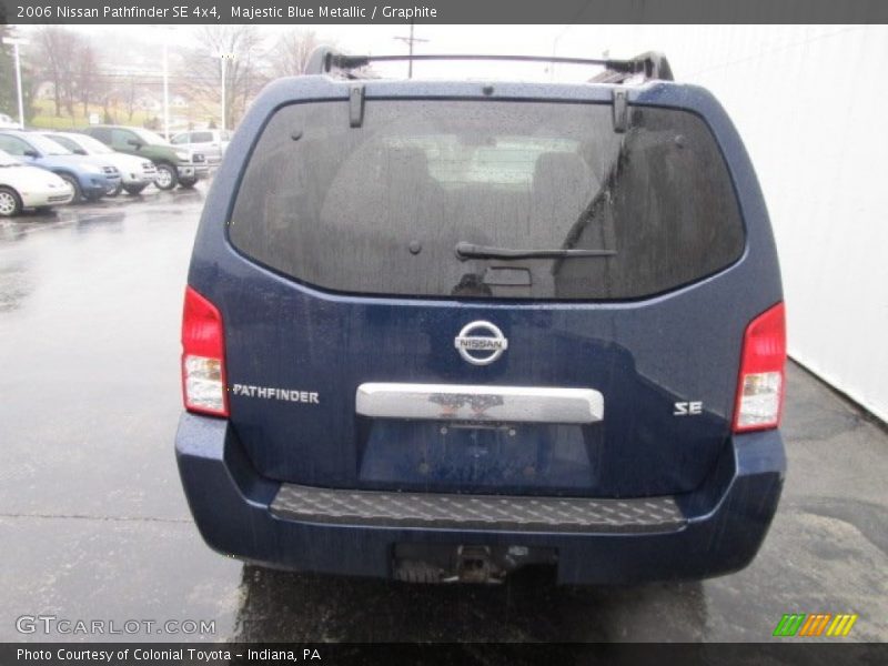 Majestic Blue Metallic / Graphite 2006 Nissan Pathfinder SE 4x4