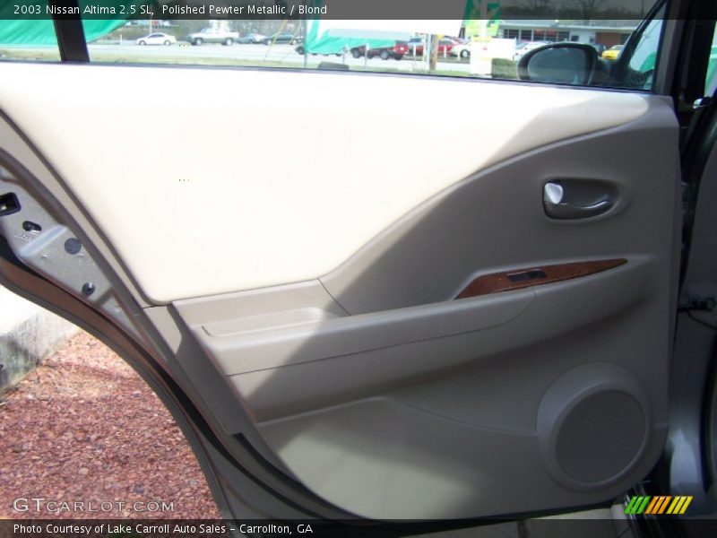 Polished Pewter Metallic / Blond 2003 Nissan Altima 2.5 SL