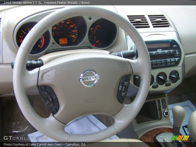Polished Pewter Metallic / Blond 2003 Nissan Altima 2.5 SL