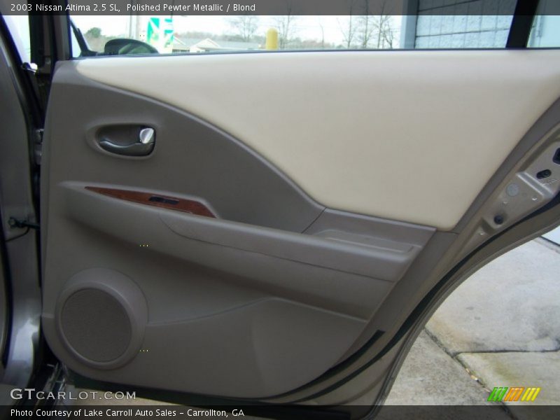 Polished Pewter Metallic / Blond 2003 Nissan Altima 2.5 SL