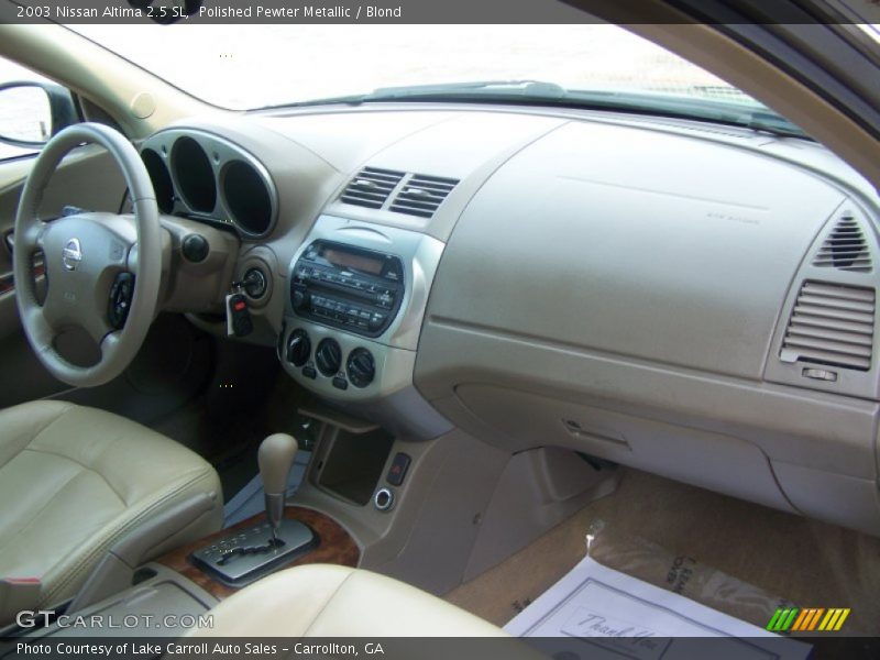 Polished Pewter Metallic / Blond 2003 Nissan Altima 2.5 SL
