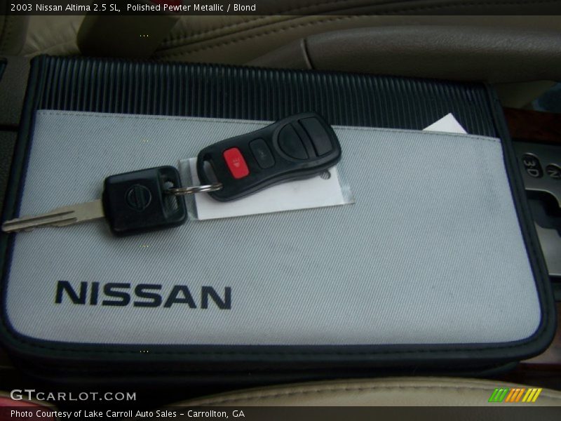 Polished Pewter Metallic / Blond 2003 Nissan Altima 2.5 SL