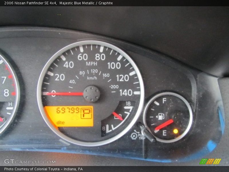 Majestic Blue Metallic / Graphite 2006 Nissan Pathfinder SE 4x4