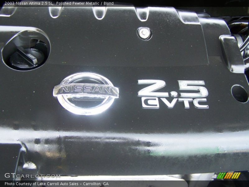 Polished Pewter Metallic / Blond 2003 Nissan Altima 2.5 SL