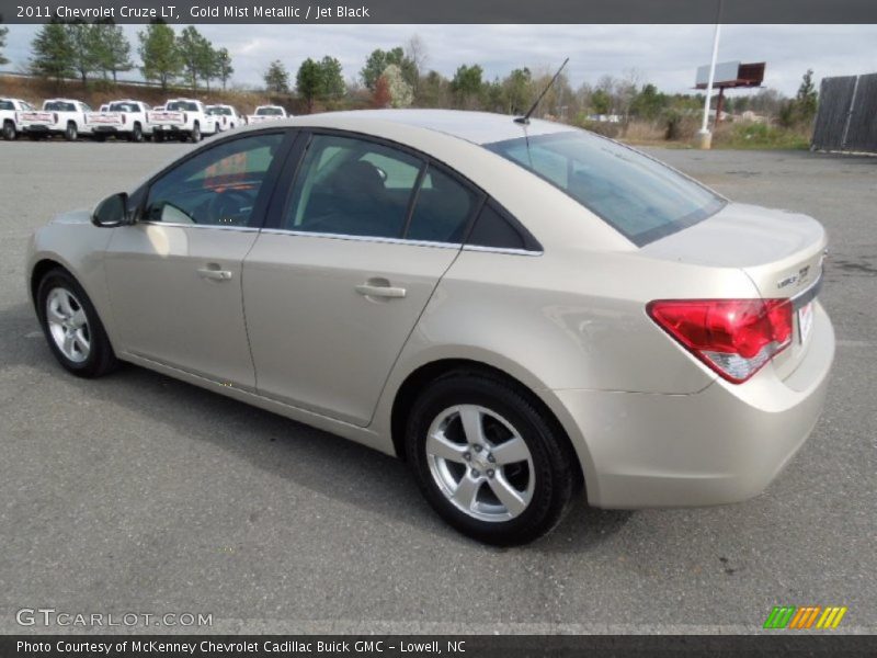 Gold Mist Metallic / Jet Black 2011 Chevrolet Cruze LT