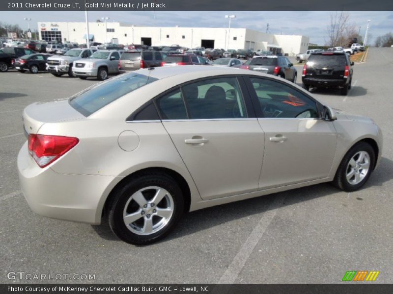 Gold Mist Metallic / Jet Black 2011 Chevrolet Cruze LT