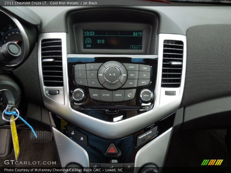 Gold Mist Metallic / Jet Black 2011 Chevrolet Cruze LT