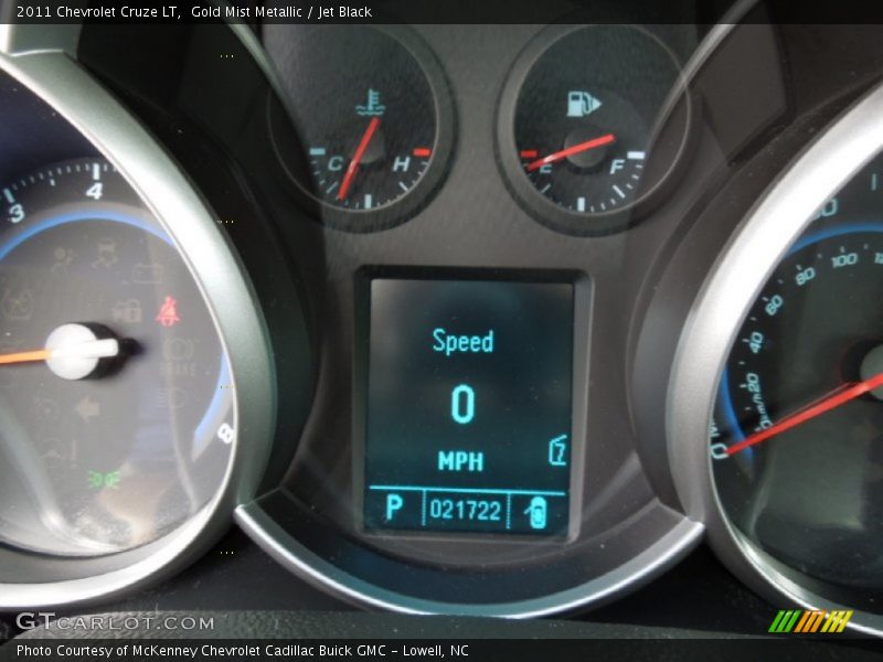 Gold Mist Metallic / Jet Black 2011 Chevrolet Cruze LT