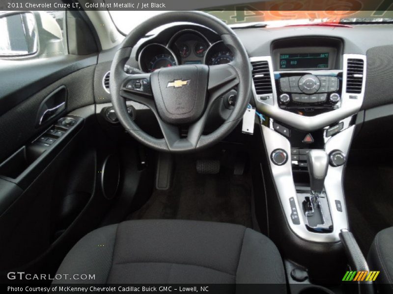 Gold Mist Metallic / Jet Black 2011 Chevrolet Cruze LT