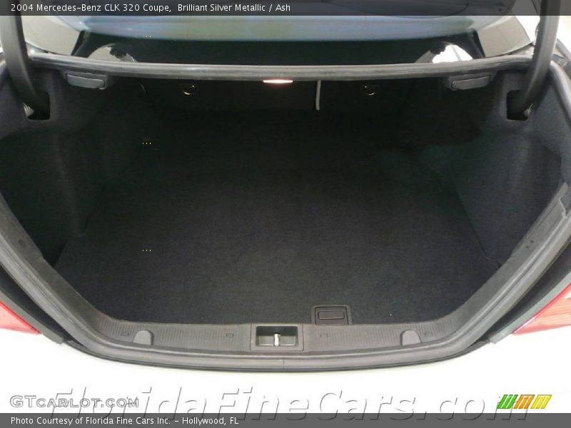 Brilliant Silver Metallic / Ash 2004 Mercedes-Benz CLK 320 Coupe