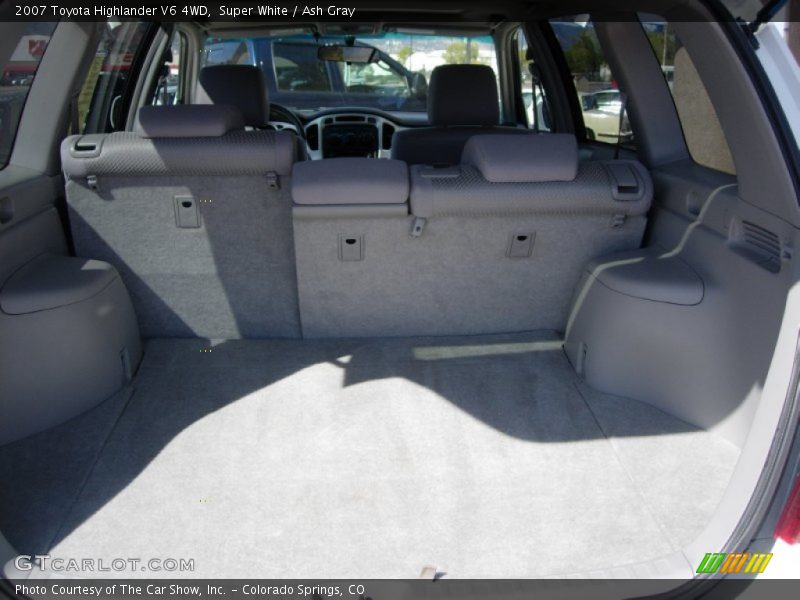 Super White / Ash Gray 2007 Toyota Highlander V6 4WD