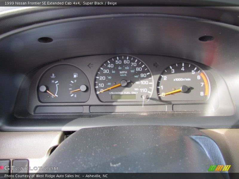  1999 Frontier SE Extended Cab 4x4 SE Extended Cab 4x4 Gauges